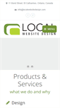 Mobile Screenshot of localwebsitedesign.com